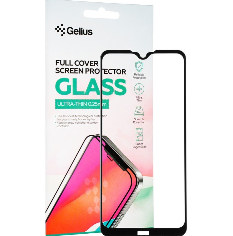 Защитное стекло Gelius Full Cover Ultra-Thin 0.25mm для Xiaomi Redmi 8/8A Black