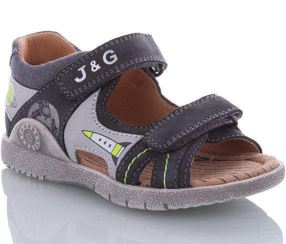 Шкіряні сандалі Jong Golf MA1377-2 р. 21 Сірий