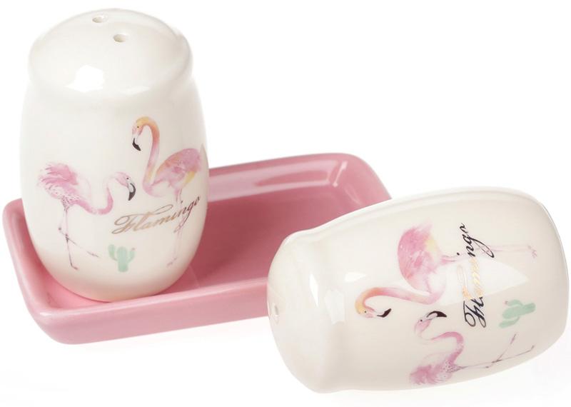 Набір спецовників Рожевий Фламінго сільничка і перечниця на керамічній підставці (BD-DM023-FL) - фото 2 Набір спецовників Рожевий Фламінго сільничка і перечниця на керамічній підставці (BD-DM023-FL) - фото 2