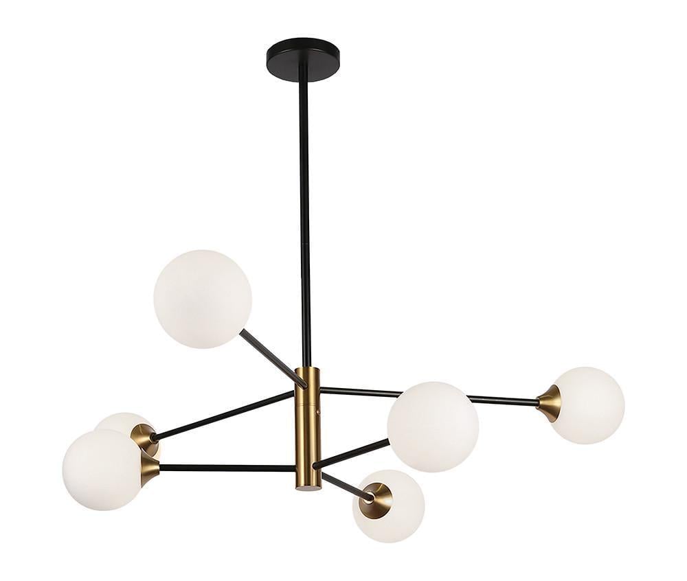 Люстра 752L7910-6 BK+WH (2422747154)