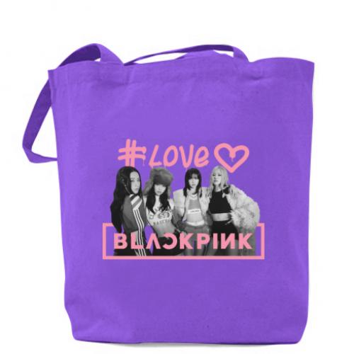 Шопер BlackPink poster 41х37 см Фиолетовый (17134278-15-200013)