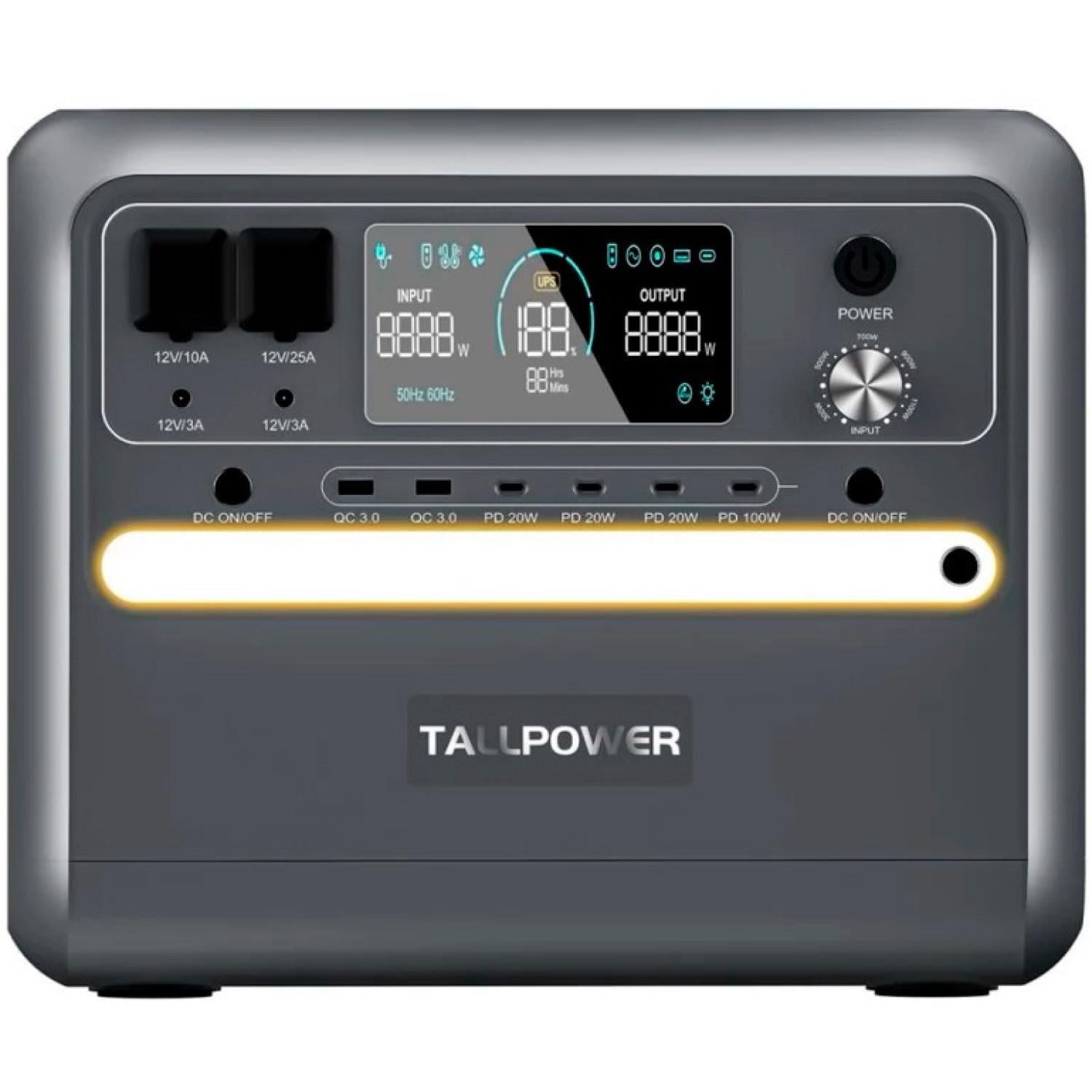 Зарядная станция TALLPOWER V2400 2400 Вт 2160 Вт/ч Серый