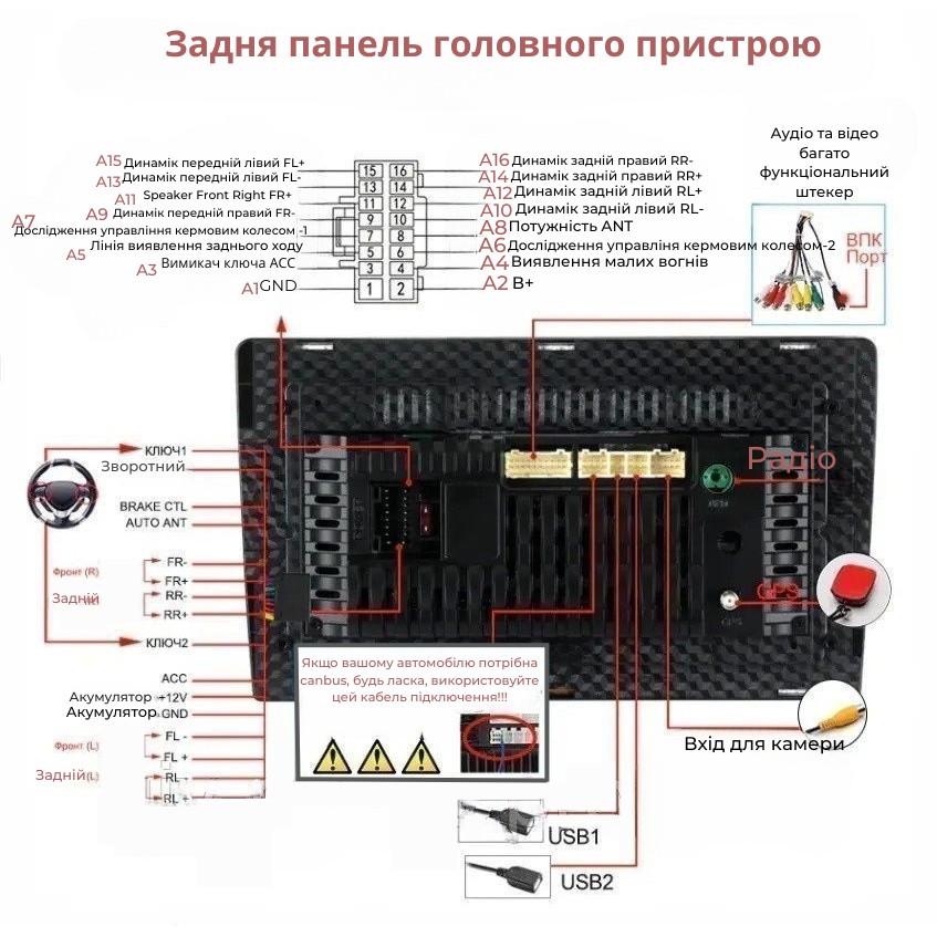 Автомагнітола Mekede M150S TS722 V2 4core ARMv7 2/32 GB IPS CarPlay/Android Auto 10" (1929331971) - фото 4