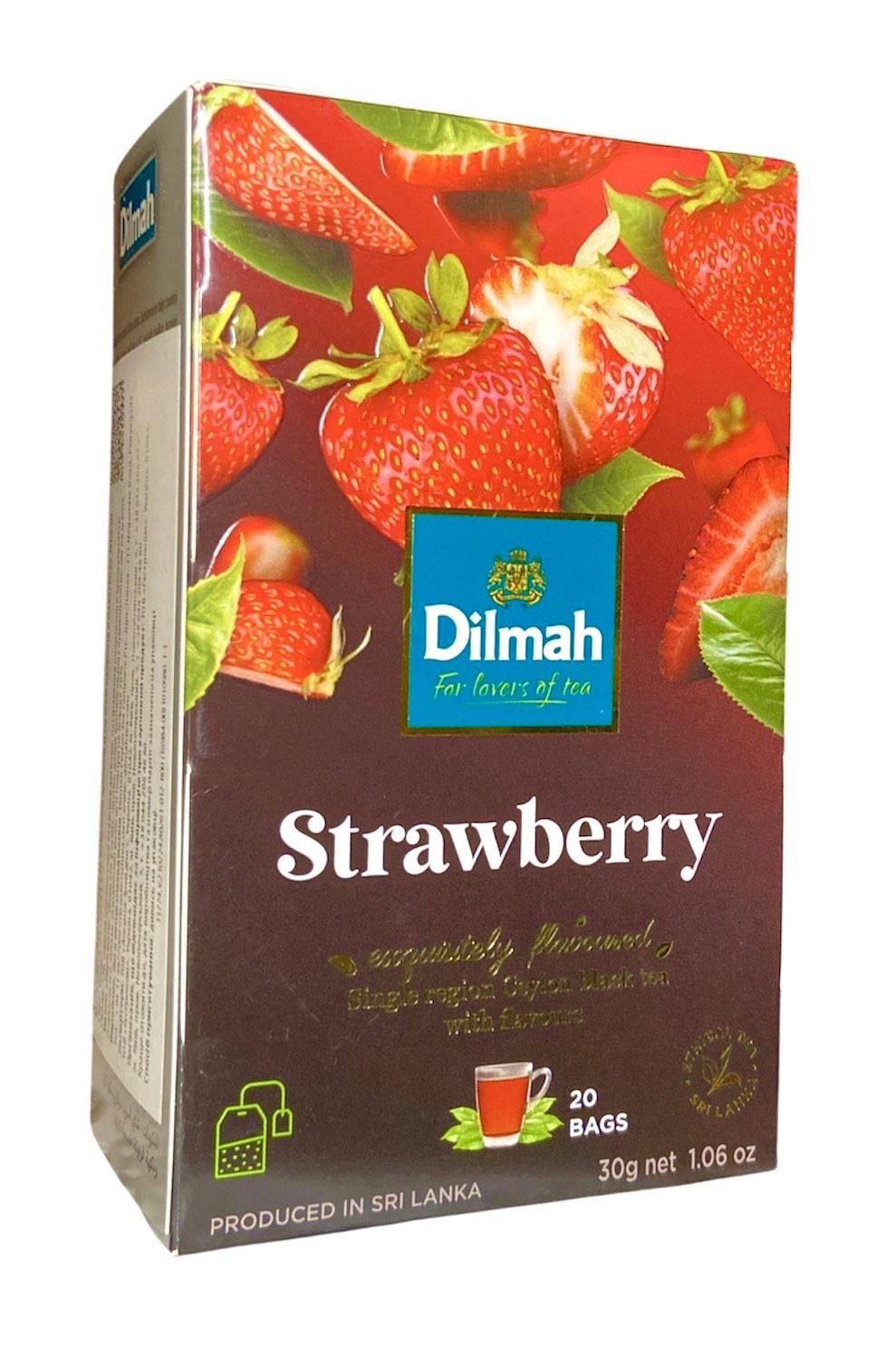 Чай Dilmah Strawberry Черный со вкусом клубники 20 пакетиков (60533)