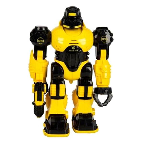 Робот игрушка Jia Yu Toy Thunderbolt ходит со светом и звуком Желтый (058146) - фото 2
