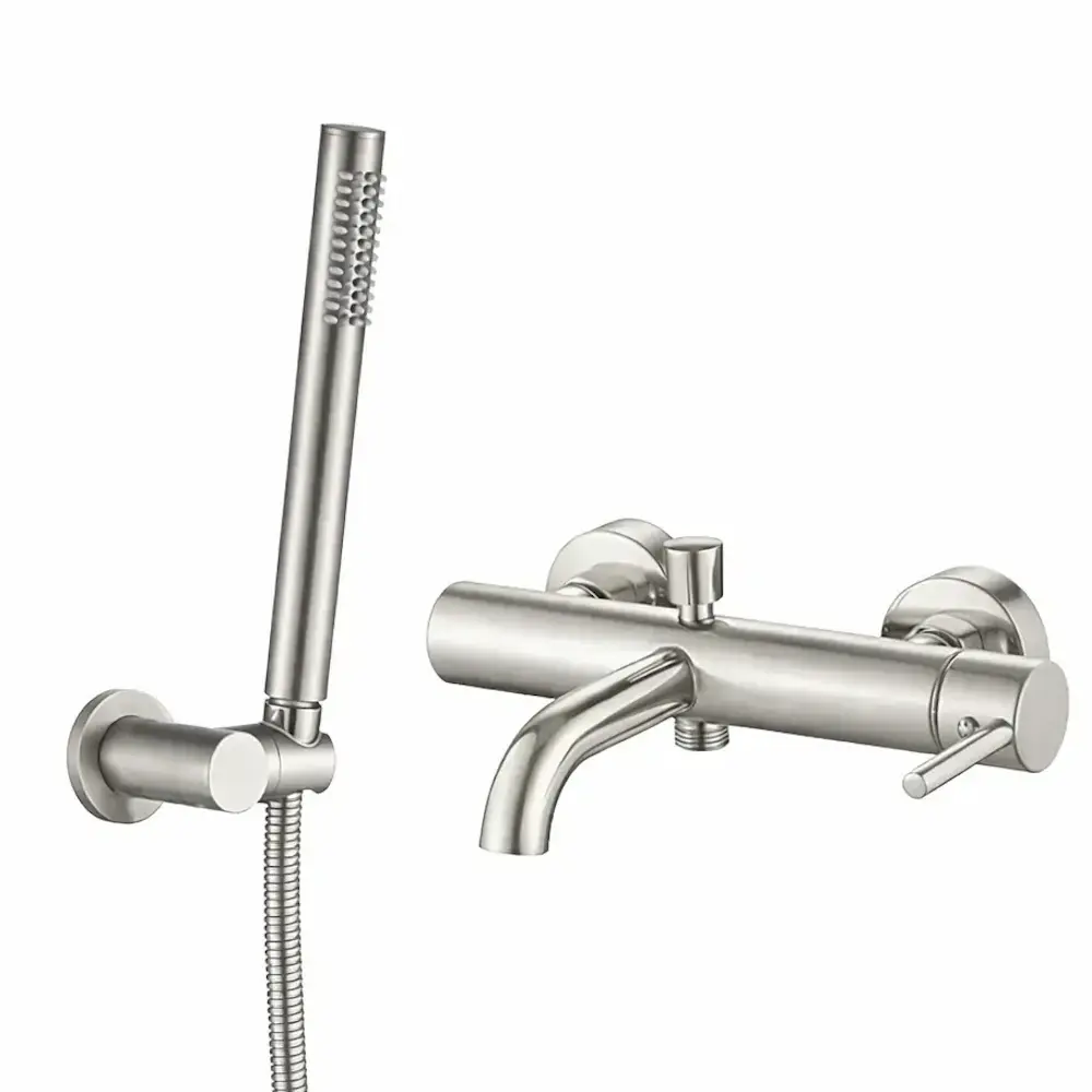 Смеситель для ванны VBI Milano однорычажный Никель (VBI-050106NI)