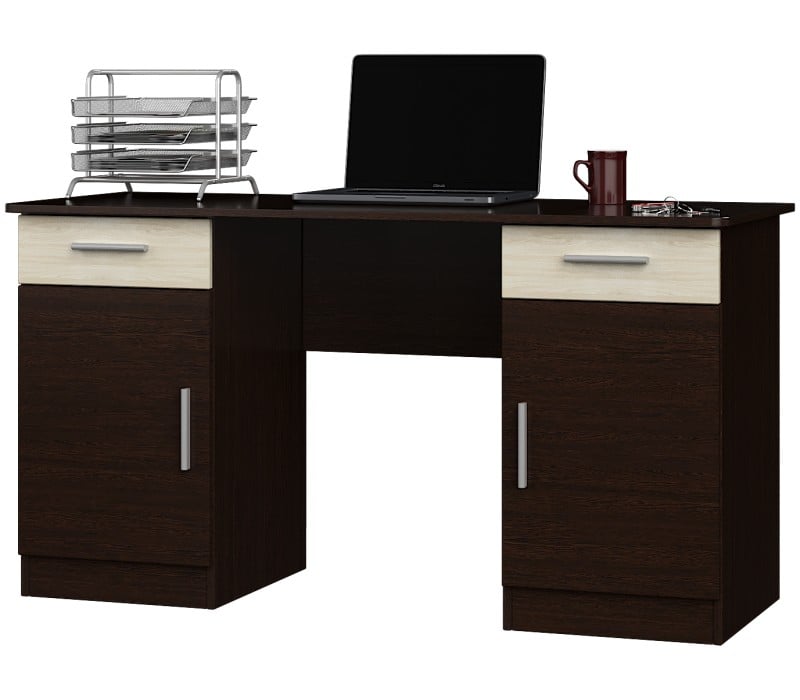 Письменный стол Эверест Учитель Венге/Дуб молочный (EVR-2161)