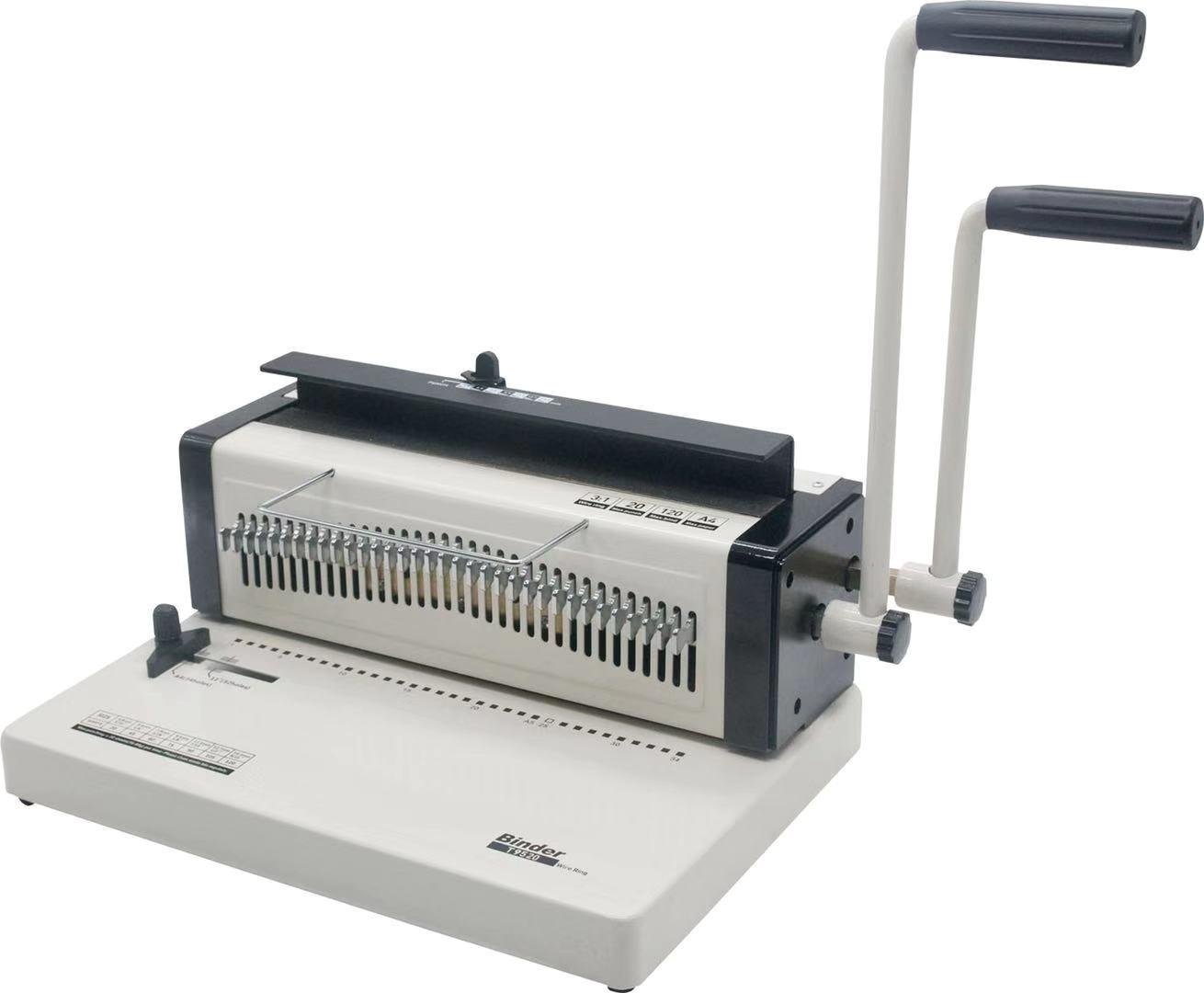 Биндер на металлическую пружину YIBO T9520 квадратные отверстия (000014604)