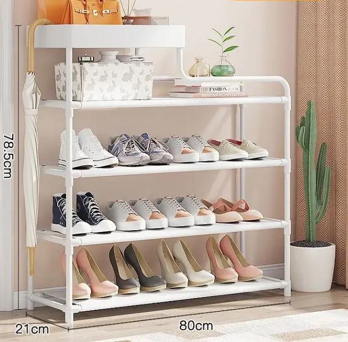 Полиця для взуття в передпокій Storage Shoe Rack на 5 секцій Білий - фото 6 Полиця для взуття в передпокій Storage Shoe Rack на 5 секцій Білий - фото 6