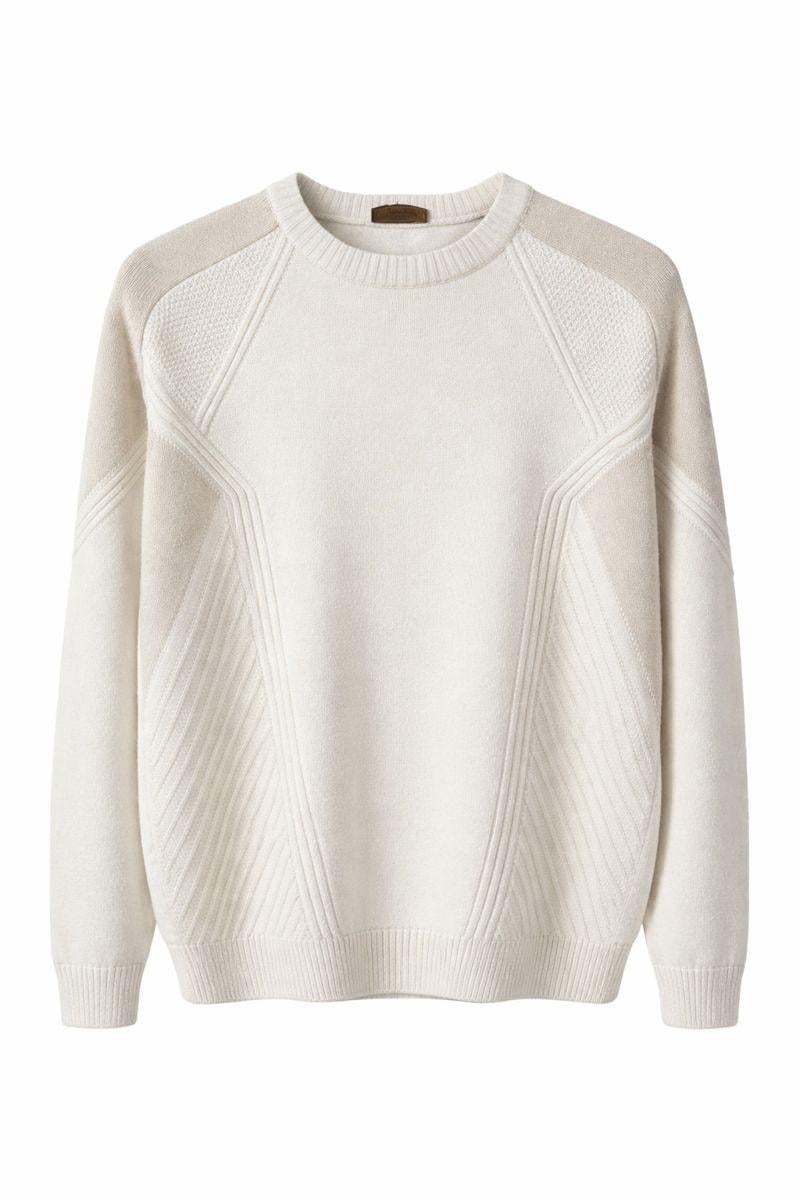 Светр чоловічий зимовий 3XL Світло-бежевий (26127426/31489510)