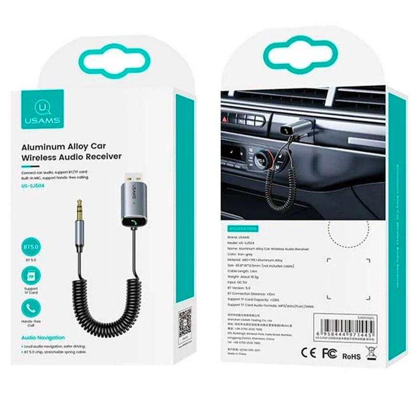 Ресивер UPsams US-SJ504 Car Wireless Audio Receiver Silver - фото 2