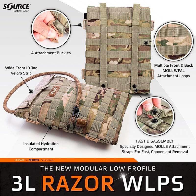 Питьевая система Source Razor 3 л Multicam (4001491503) - фото 9 Питьевая система Source Razor 3 л Multicam (4001491503) - фото 9