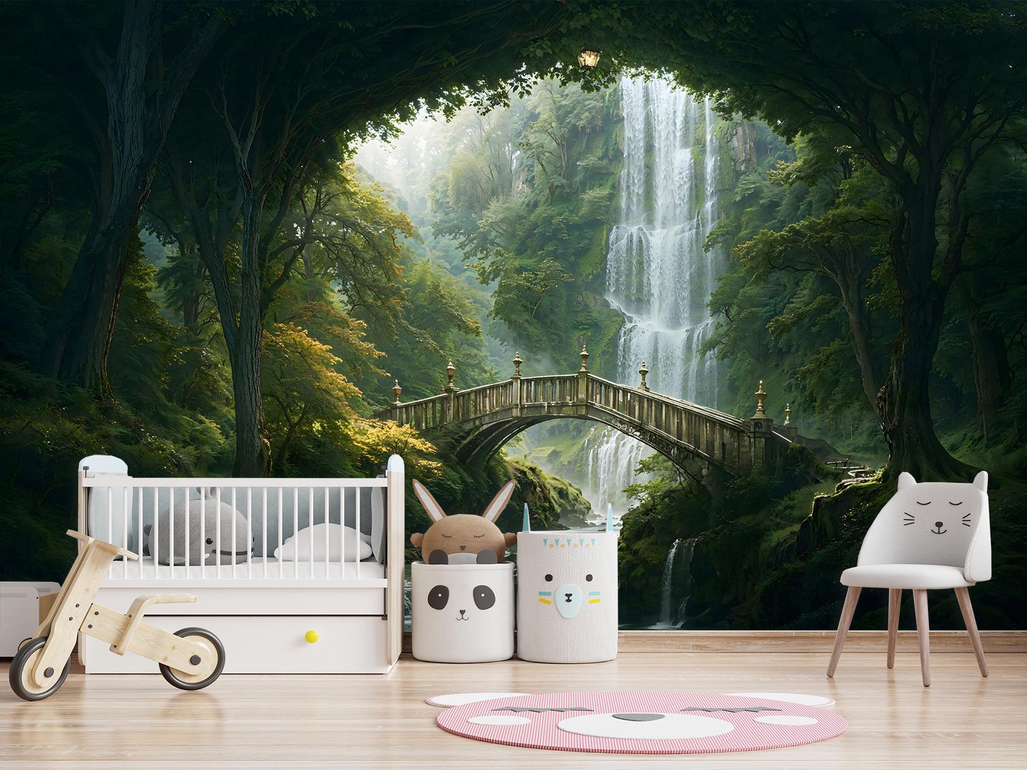 Фотошпалери флізелінові Upstream Міст у лісі ельфів 230х153 см (S5KID-077/3) - фото 6