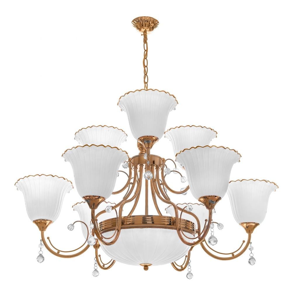 Люстра подвесная классическая Brille BKL-045S/12 E27 FG