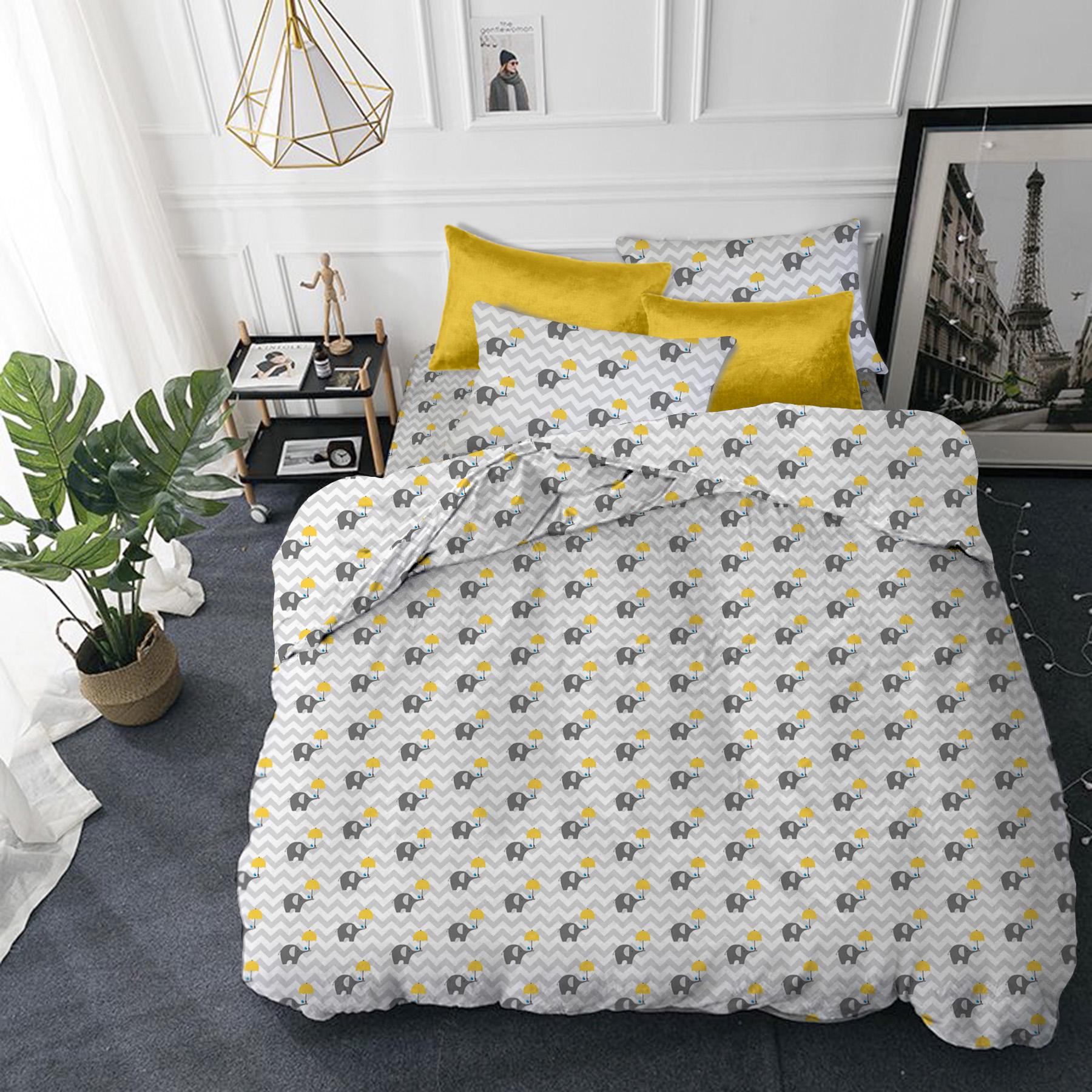 Комплект постельного белья Zastelli 13 бязь полуторное 145х210 Серый