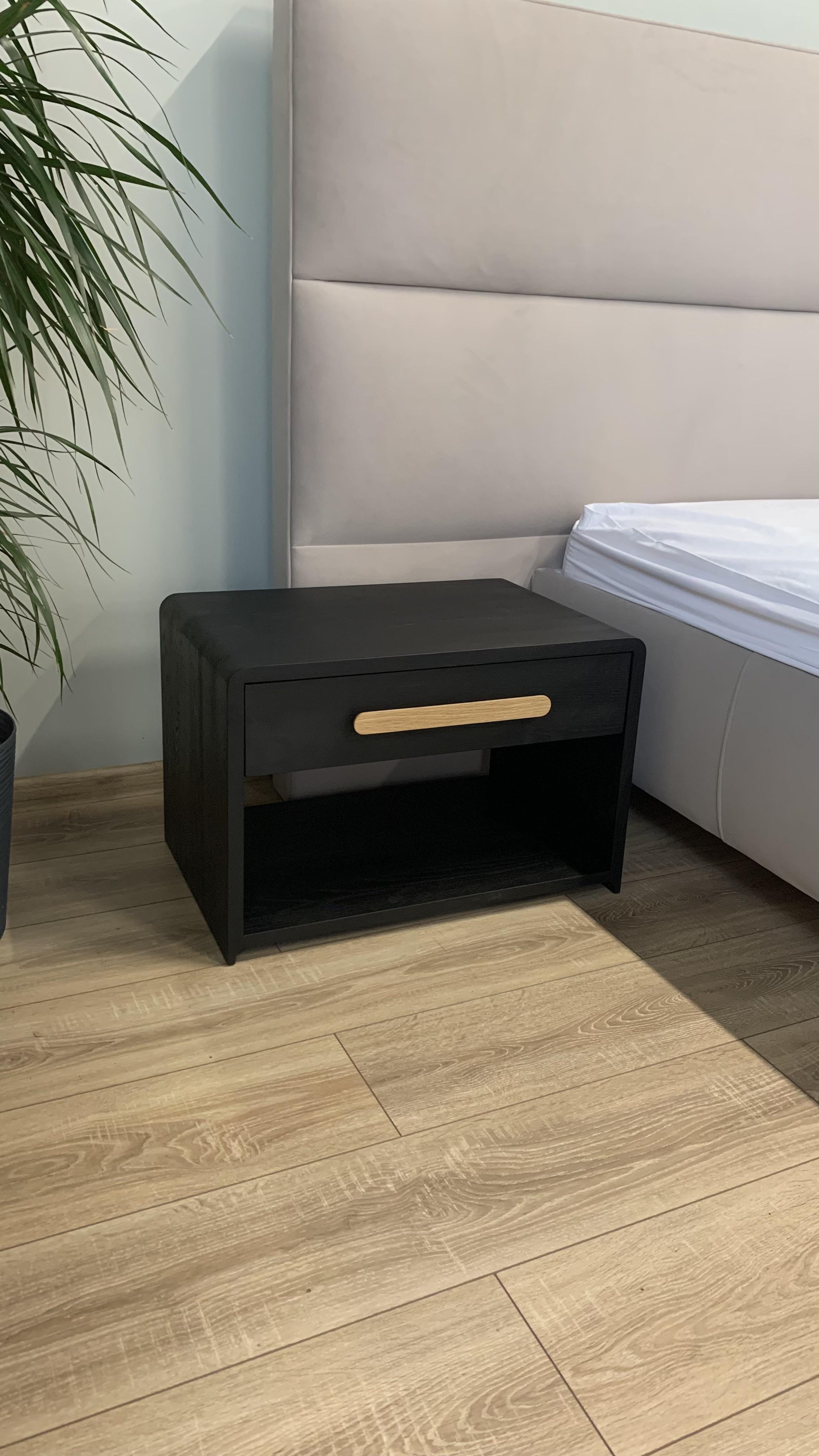 Тумба приліжкова з натурального дерева дуб fung - фото 3 Тумба приліжкова з натурального дерева дуб fung - фото 3