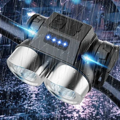 Велофара с двойным светом 8x6,2x4,3 см (G00334) - фото 5 Велофара с двойным светом 8x6,2x4,3 см (G00334) - фото 5