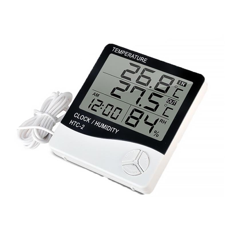 Метеостанция Lesko HTC-2 с выносным датчиком температуры и анализатором влажности White (22392029) Метеостанция Lesko HTC-2 с выносным датчиком температуры и анализатором влажности White (22392029)