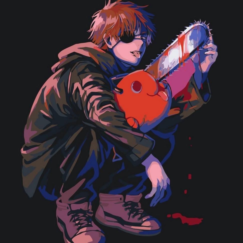 Картина за номерами ART CRAFT Chainsaw-man 16081-AC 40x40 см (RLT36875)