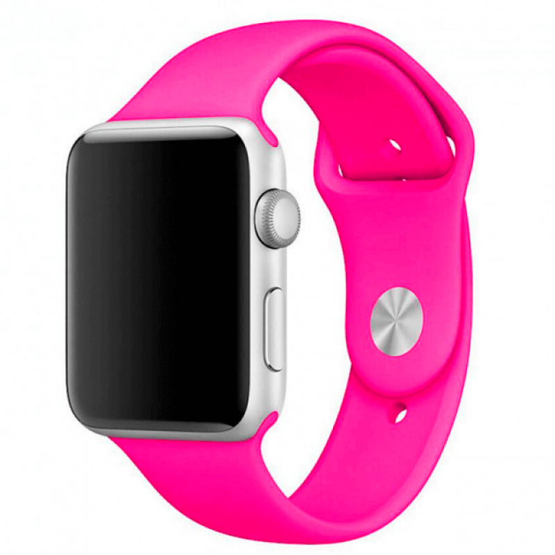 Ремешок GoVern Sport Band для Apple Watch 42/44/45/ 49 мм S/M Barbie pink