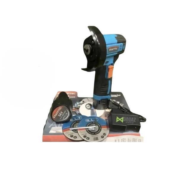 Болгарка аккумуляторная KRAFFTEC PGA-24 бесщеточная 24V/2Ah/18500 об/мин (38461113) Болгарка аккумуляторная KRAFFTEC PGA-24 бесщеточная 24V/2Ah/18500 об/мин (38461113)