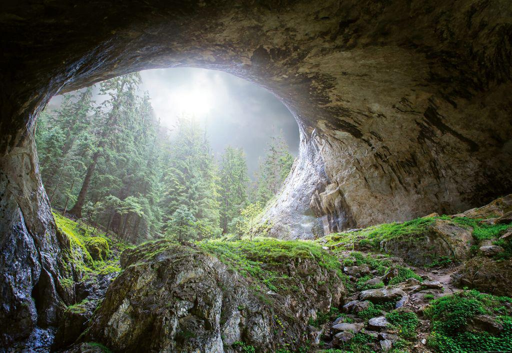 Фото спуск в пещеру