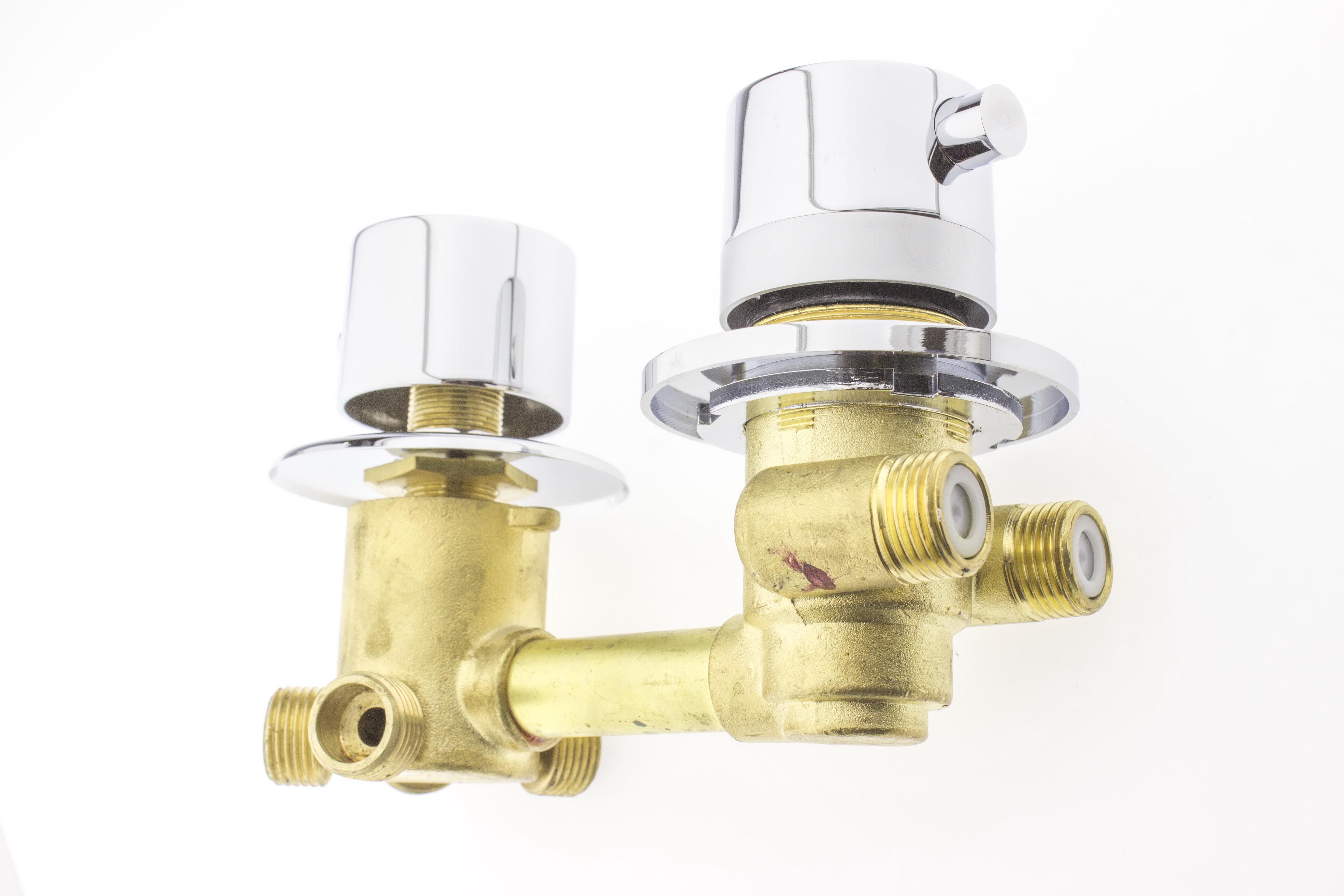 Змішувач з термостатом для душової кабіни на 4 положень під різьблення (ГТ6607) - фото 2 Змішувач з термостатом для душової кабіни на 4 положень під різьблення (ГТ6607) - фото 2