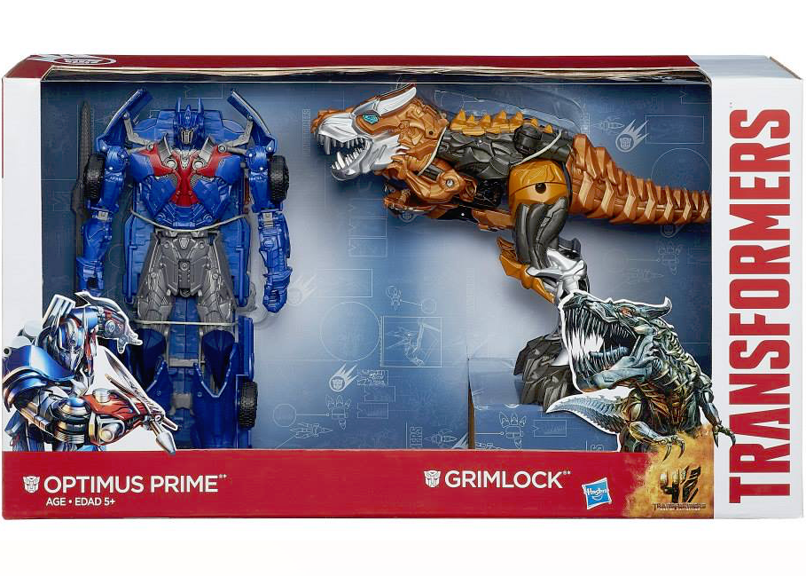Трансфомеры Hasbro Grimlock and Optimus Prime 22 см (B0079)