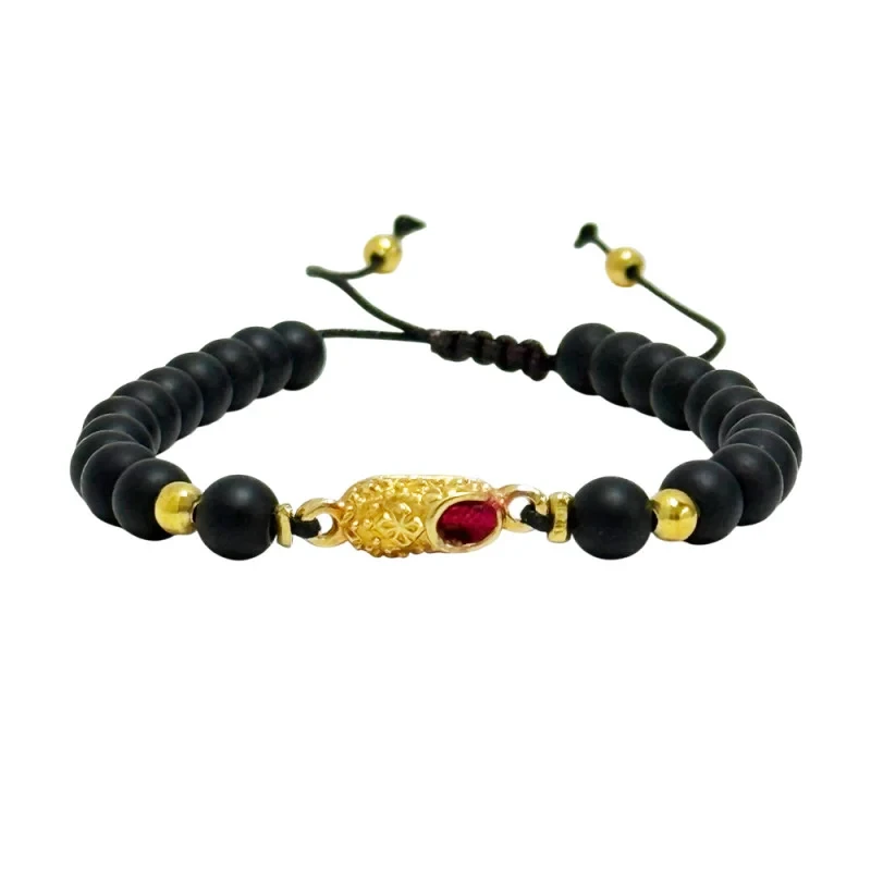 Браслет Башмачок Спиридона Шунгіт Чорний (30074986)