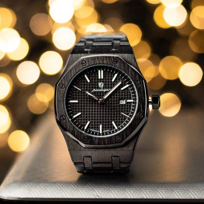 Наручний годинник чоловічий Poedagar Morion Black (1875) - фото 4 Наручний годинник чоловічий Poedagar Morion Black (1875) - фото 4