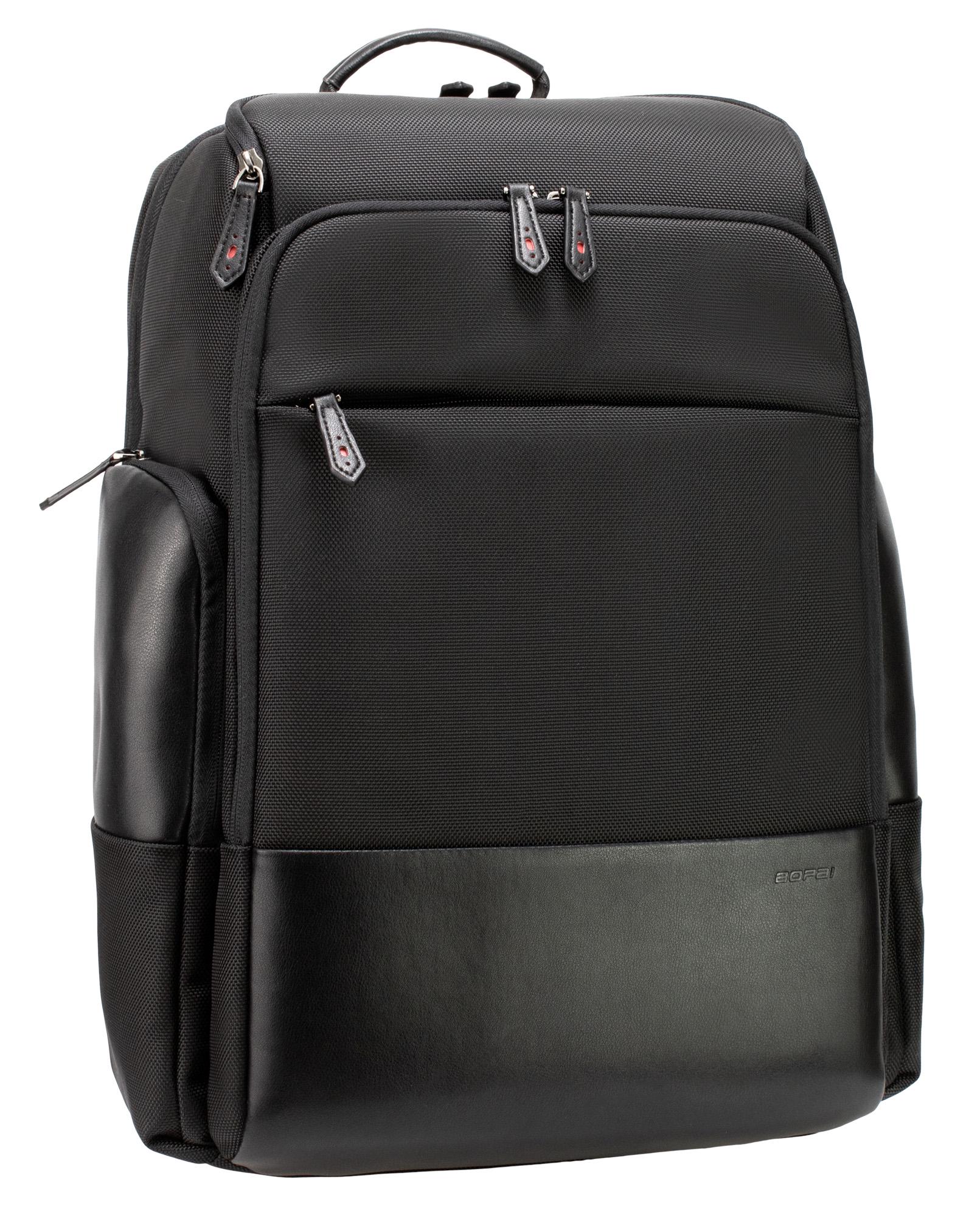 Рюкзак діловий Optima 44x34x20 см 26-35 л Чорний (851-014511)