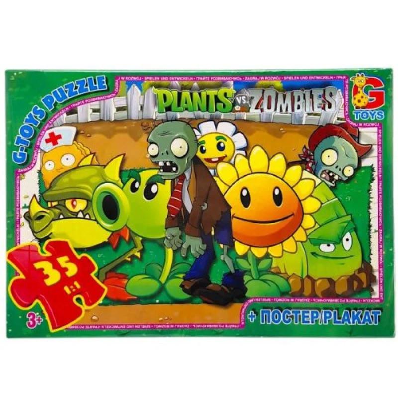 Пазлы Растения против Зомби PVZ02 постер 35 элементов (2990426927)