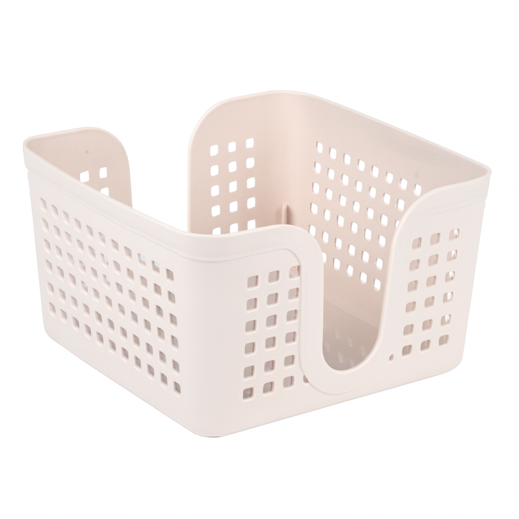 Салфетница PB-840 15х15х9 см Бежево-розовый (31400121) Салфетница PB-840 15х15х9 см Бежево-розовый (31400121)