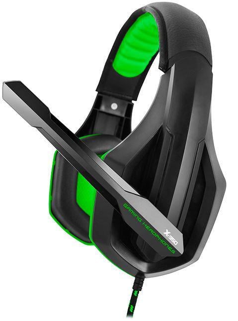 Гарнітура Gemix X-350 Чорно-зелений (7425720)