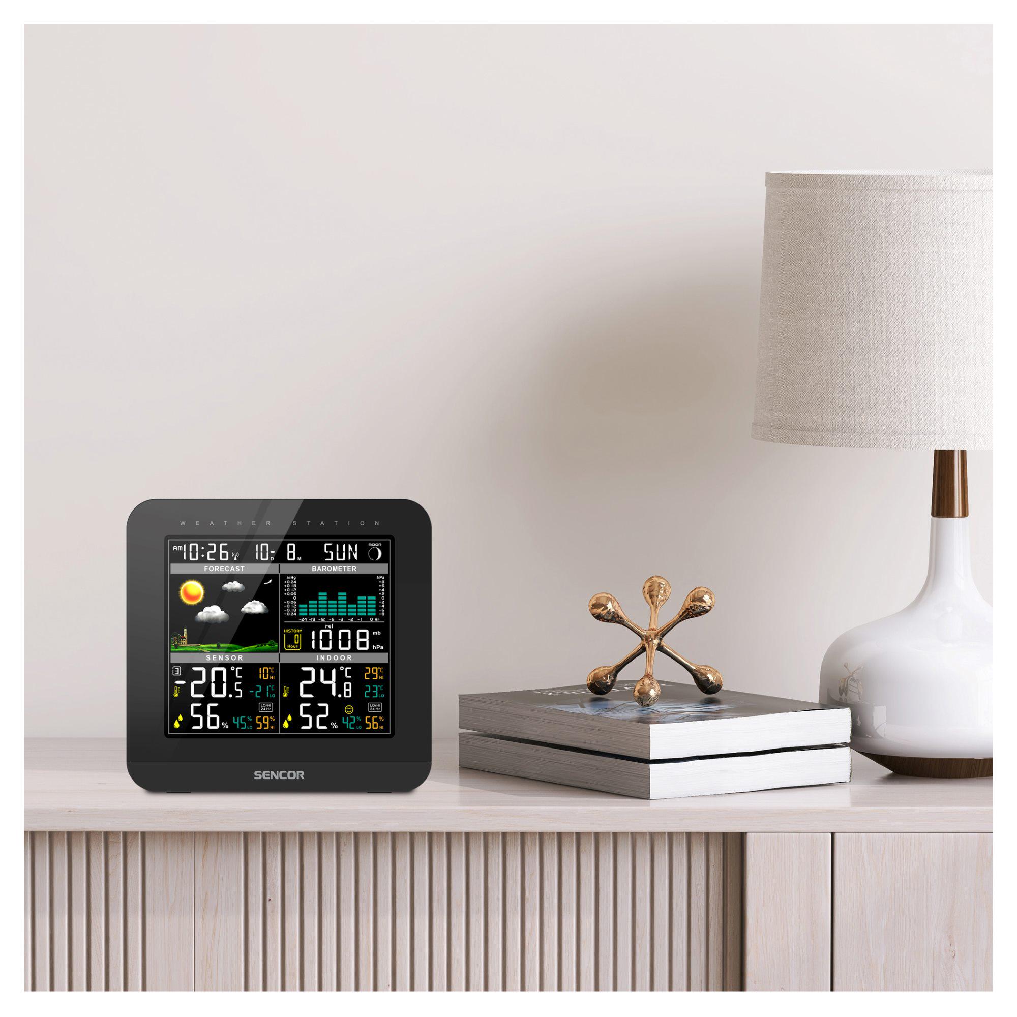 Метеостанция Sencor SWS5800 Черный (28745670) - фото 7 Метеостанция Sencor SWS5800 Черный (28745670) - фото 7