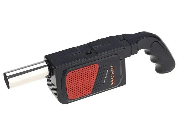 Воздуходувка для мангала и костра ITOP BBQ Far работает от четырех батареек АА 1,5V Черный (37636А)
