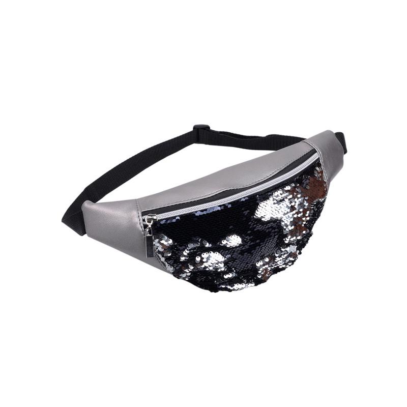 Сумка на пояс Hoso MSSP 33x14x5 см Silver dark