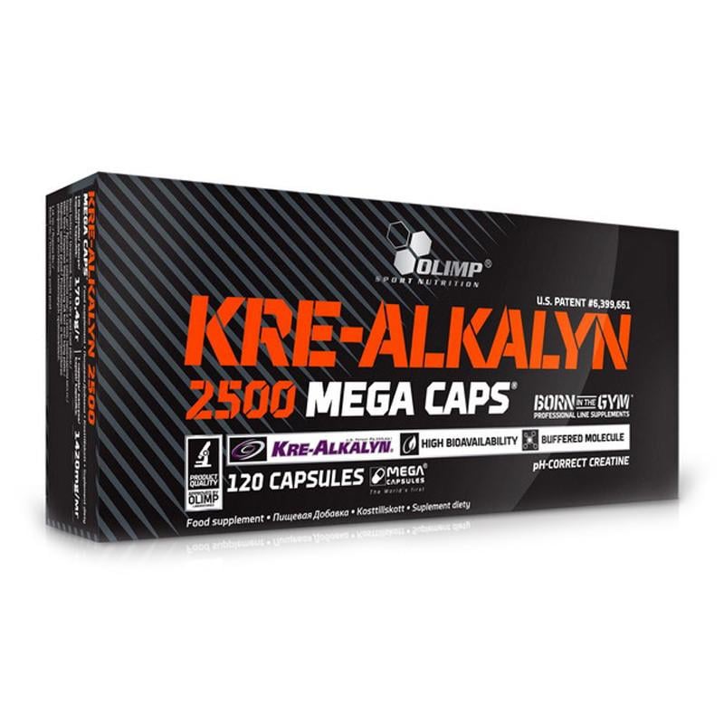 Буферизований креатин Olimp Kre-Alkalyn 2500 120 капс. (00981-01)