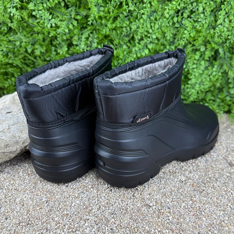 Чоботи чоловічі хутряні короткі VS -0018160-1 p. 43 27,5-28 см Чорний (114885455) - фото 3