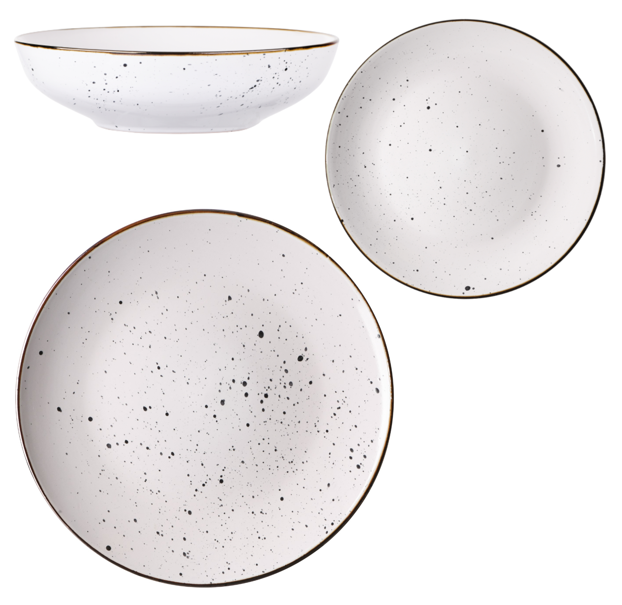 Сервіз столового посуду Ardesto Bagheria 18 пр. кам'яна кераміка Білий (25256) - фото 1 Сервіз столового посуду Ardesto Bagheria 18 пр. кам'яна кераміка Білий (25256) - фото 1