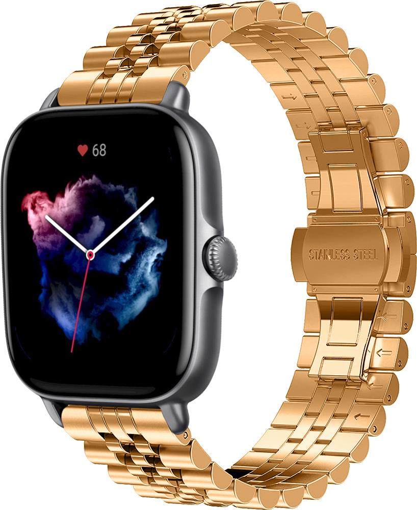 Браслет металлический Stech для Amazfit GTS 3 Rose Gold (26978-27)