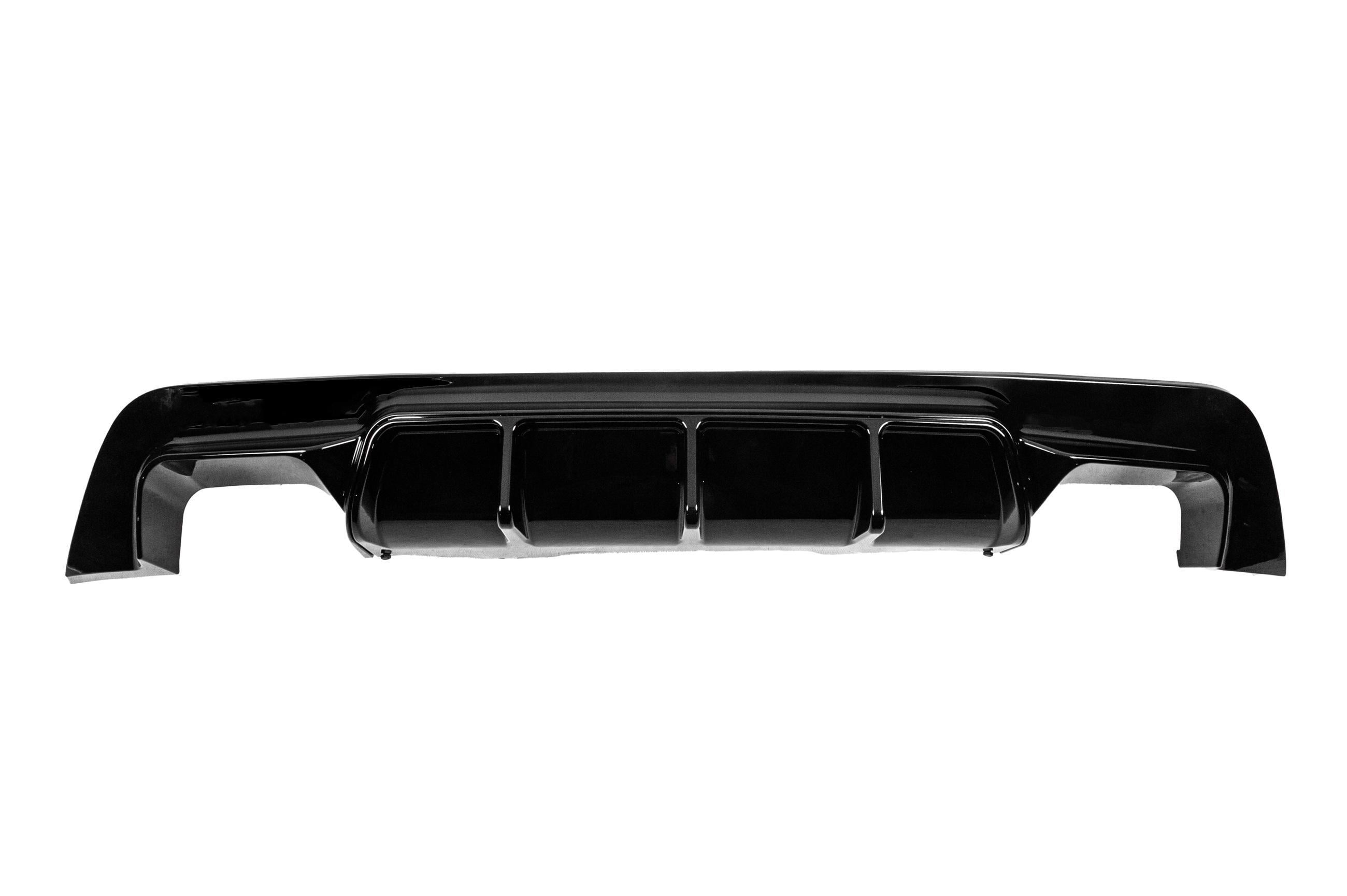 Диффузор заднего бампера GBT для M-Sport для BMW 5 серия E60/E61 2003-2010 гг. abs-пластик Черный (176780)