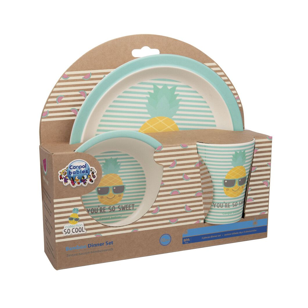 Набір посуду бамбуковий Canpol Babies SO COOL 3 ел. (2447934843) - фото 2 Набір посуду бамбуковий Canpol Babies SO COOL 3 ел. (2447934843) - фото 2