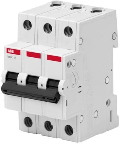 Автоматический выключатель ABB Basic BMS413-C16 3p тип-C 16A (28679644)