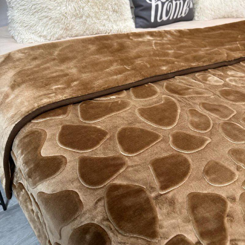 Покрывало на кровать акриловое 200x230 см Светло-коричневый (28857538) - фото 7 Покрывало на кровать акриловое 200x230 см Светло-коричневый (28857538) - фото 7