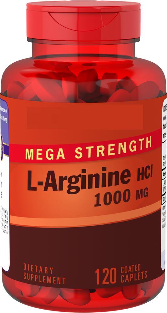 Аминокислота L-Arginine HCL Pharmaceutical Grade 1000 mg 120 Coated Caplets