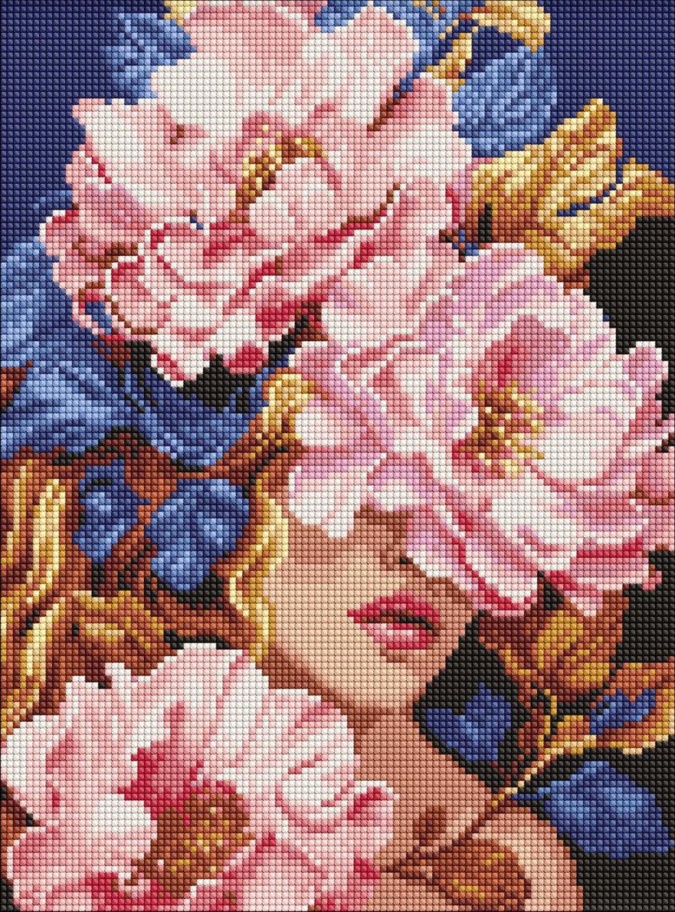 Алмазна мозаїка Квіткова чарівність 30x40 см (AMO8019)