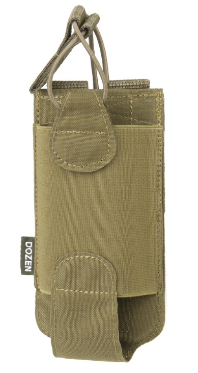 Подсумок для магазинов Dozen AK Magazine Elastic Pouch Nylon открытый Coyote