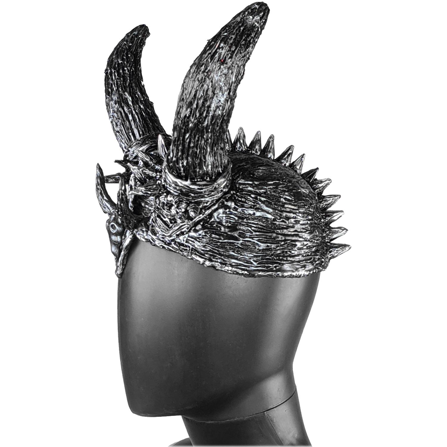 Шлем Seta Decor Демон (23-593BLK-SL) - фото 2 Шлем Seta Decor Демон (23-593BLK-SL) - фото 2