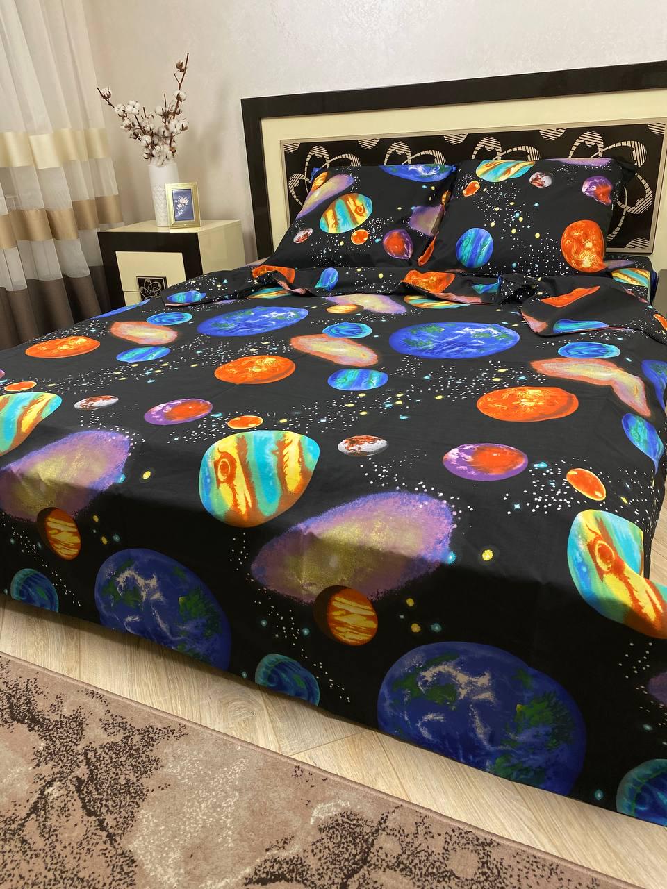 Комплект постільної білизни двуспальний наволочки 50x70 см (DR-61)